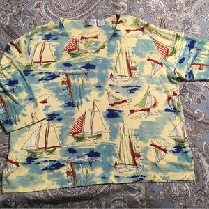 Sailboat Print Shirt